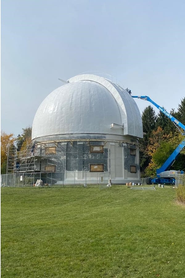 David Dunlop Observatory Full Building Restoration View