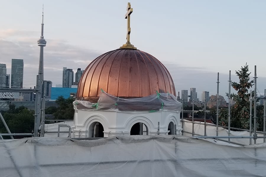 Holy Trinity Russian Orthodox Church Dome Restoration