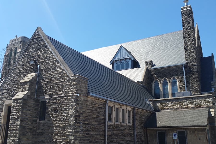 St Brigids Church Slate Roof Replacement Complete View